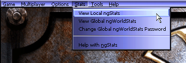 How to View your ngStats from within UT